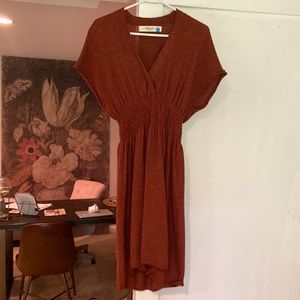 •ANTHROPOLOGIE• sparrow cinched waist sweater dress